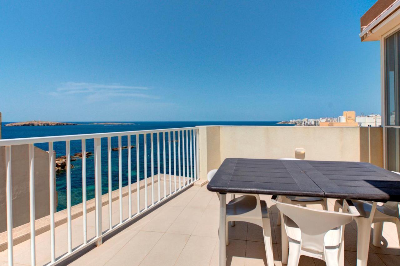Modern Seaside 2 Bedroom Penthouse With Sea Views San Pawl il-Baħar Eksteriør billede